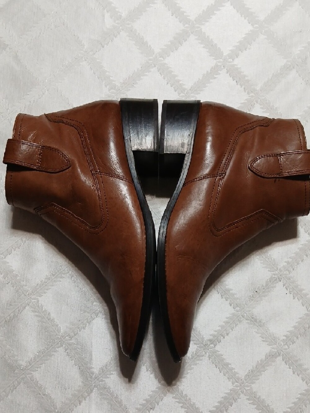 Paul Green Brown Leather Ankle Boots Size 7UK 9.5 US - Picture 5 of 7